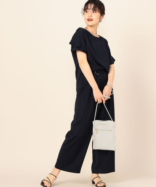 NOLLEY'S（ノーリーズ）の「麻調合繊袖フリルプルオーバーブラウス