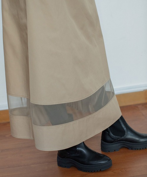 MARECHAL TERRE(マルシャルテル)の「プリーツコンビネーションジャンパースカート(ジャンパースカート・レディース・ブラック/ベージュ/ブラウン/インディゴブルー・MEDIUM)」の15枚目の写真