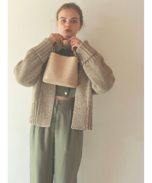 AMAIL(アマイル)の「レイトモードパンツ(カーゴパンツ・レディース・カーキ/モカ・FREE)」の7枚目の写真