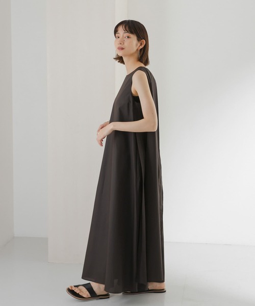 KBF（ケイビーエフ）の「Aラインボリュームワンピース（ワンピース・レディース・ダークブラウン/ブルー/ベージュ・ONE）」の12枚目の写真