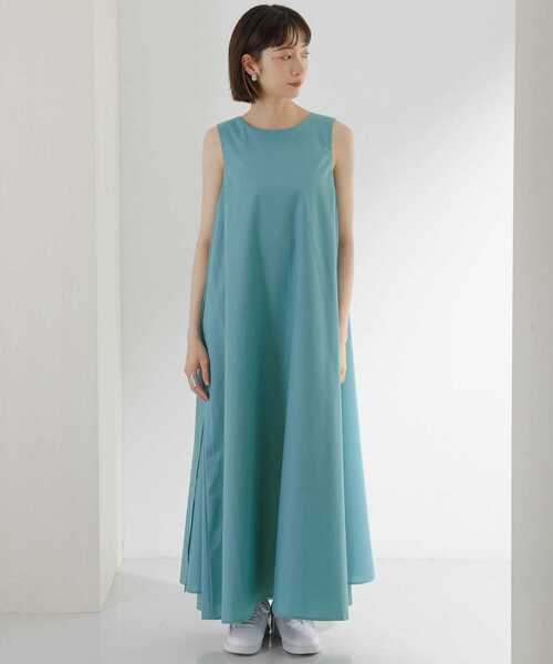 KBF（ケイビーエフ）の「Aラインボリュームワンピース（ワンピース・レディース・ダークブラウン/ブルー/ベージュ・ONE）」の14枚目の写真