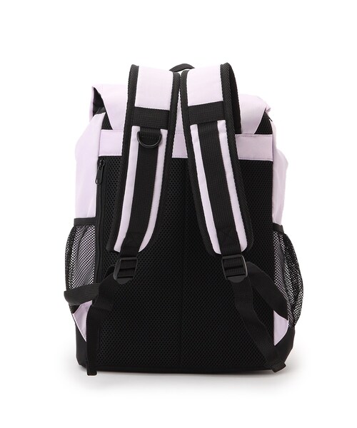 PINK-latte（ピンクラテ）の「◆マウスカバー付きかぶせリュック（バックパック/リュック・キッズ・ブラック/ライトパープル/サックスブルー・00）」の7枚目の写真