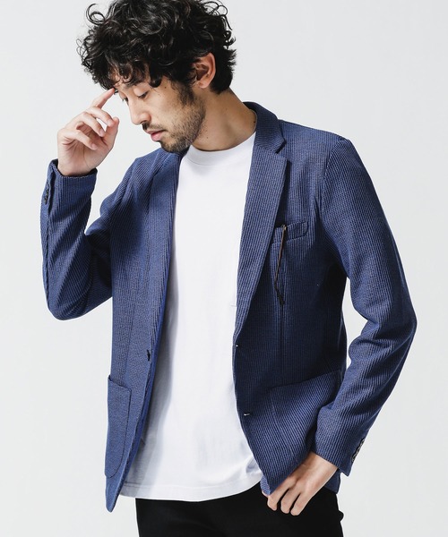 美品　ナノユニバース　テーラードジャケット　サマー　ストレッチ　グレンチェック NANO universe｜「N JACKET PREMIUM」TEXBRID(R)撥水ウラドット