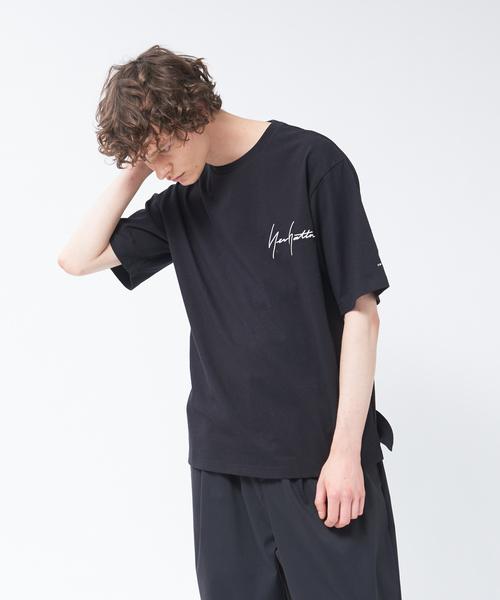 MYSELF ABAHOUSE（マイセルフアバハウス）の「【NEWHATTAN / ニューハッタン】別注 ワンポイント ロゴ T シャツ（Tシャツ/カットソー・メンズ・ホワイト/ブラック/ベージュ/ライラック・46/48）」の2枚目の写真
