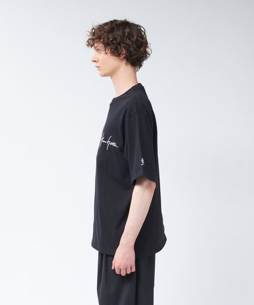 MYSELF ABAHOUSE（マイセルフアバハウス）の「【NEWHATTAN / ニューハッタン】別注 ワンポイント ロゴ T シャツ（Tシャツ/カットソー・メンズ・ホワイト/ブラック/ベージュ/ライラック・46/48）」の9枚目の写真