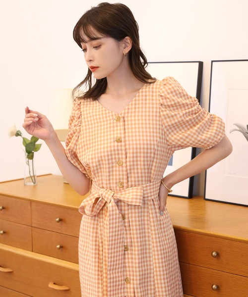 one after another NICE CLAUP(ワンアフターアナザーナイスクラップ)の「袖コンシャスマーメイドワンピース(ワンピース・レディース・ベージュ/アイボリー/ブラウン系その他/オレンジ系その他/ベージュ系その他・FREE)」の21枚目の写真