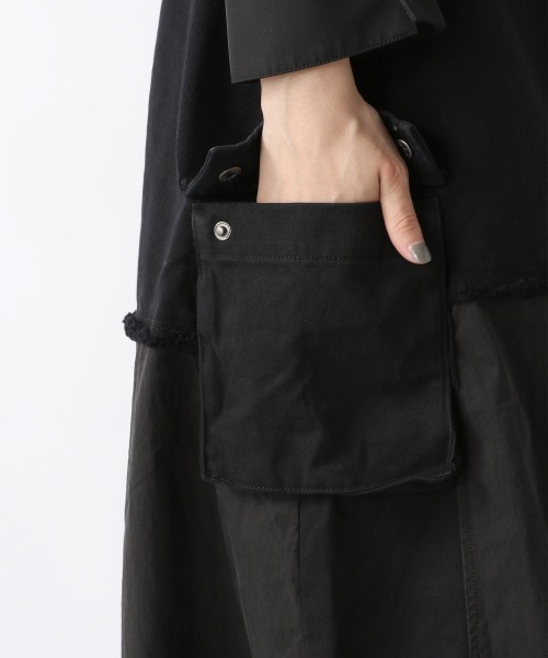 JEANASIS（ジーナシス）の「イソザイパッチワークスカート/959373（スカート・レディース・ブラック/ベージュ/カーキ・FREE）」の16枚目の写真