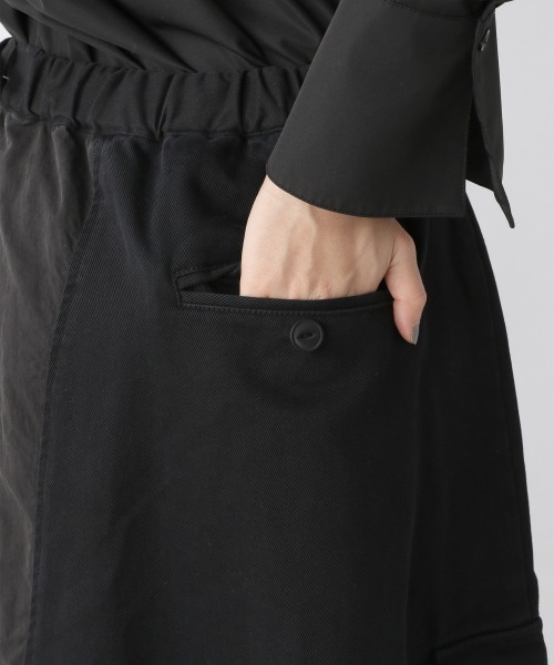 JEANASIS（ジーナシス）の「イソザイパッチワークスカート/959373（スカート・レディース・ブラック/ベージュ/カーキ・FREE）」の10枚目の写真