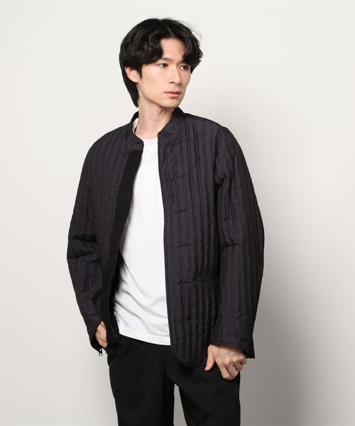 KAZUYUKI KUMAGAI ATTACHMENT（カズユキクマガイアタッチメント）の「COTTON VIYELLA REVERSIBLE JACKET（ブルゾン・メンズ・ブラック・2/1）」の10枚目の写真