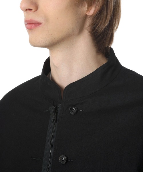 KAZUYUKI KUMAGAI ATTACHMENT（カズユキクマガイアタッチメント）の「COTTON VIYELLA REVERSIBLE JACKET（ブルゾン・メンズ・ブラック・2/1）」の4枚目の写真