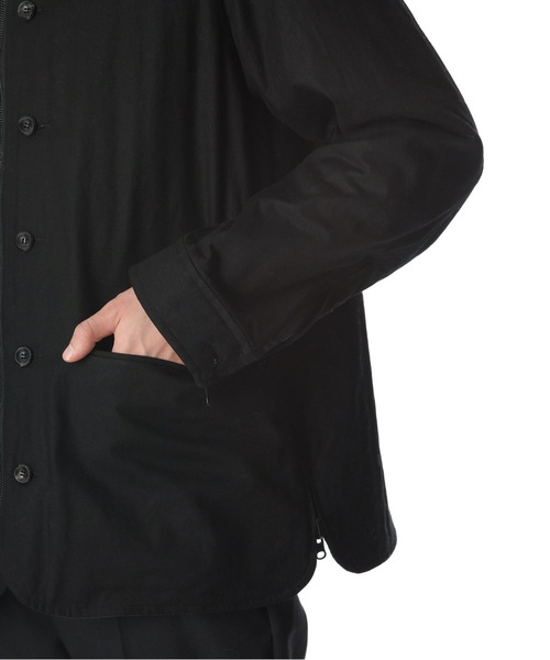 KAZUYUKI KUMAGAI ATTACHMENT（カズユキクマガイアタッチメント）の「COTTON VIYELLA REVERSIBLE JACKET（ブルゾン・メンズ・ブラック・2/1）」の5枚目の写真
