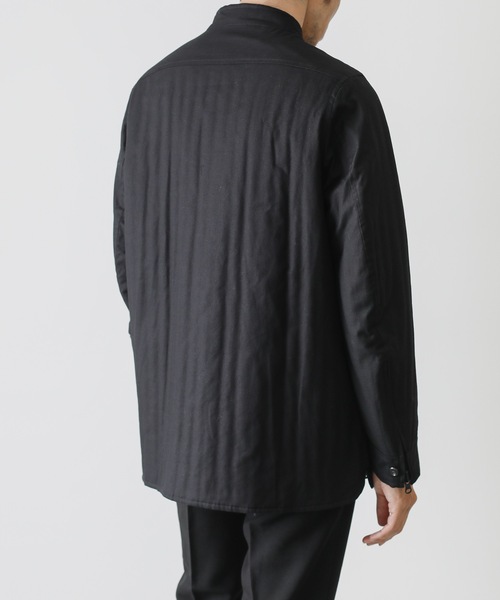 KAZUYUKI KUMAGAI ATTACHMENT（カズユキクマガイアタッチメント）の「COTTON VIYELLA REVERSIBLE JACKET（ブルゾン・メンズ・ブラック・2/1）」の13枚目の写真