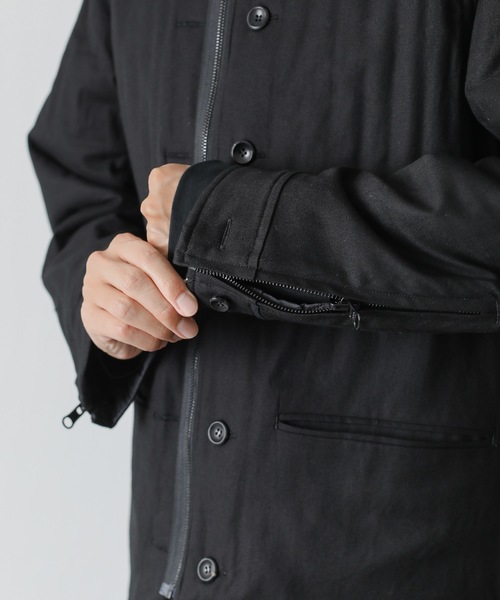 KAZUYUKI KUMAGAI ATTACHMENT（カズユキクマガイアタッチメント）の「COTTON VIYELLA REVERSIBLE JACKET（ブルゾン・メンズ・ブラック・2/1）」の16枚目の写真