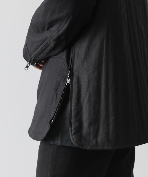 KAZUYUKI KUMAGAI ATTACHMENT（カズユキクマガイアタッチメント）の「COTTON VIYELLA REVERSIBLE JACKET（ブルゾン・メンズ・ブラック・2/1）」の17枚目の写真