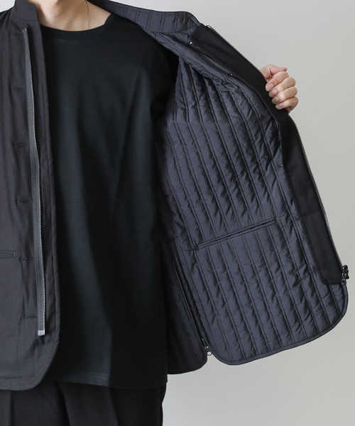 KAZUYUKI KUMAGAI ATTACHMENT（カズユキクマガイアタッチメント）の「COTTON VIYELLA REVERSIBLE JACKET（ブルゾン・メンズ・ブラック・2/1）」の18枚目の写真