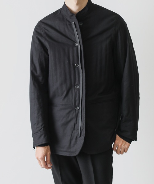 KAZUYUKI KUMAGAI ATTACHMENT（カズユキクマガイアタッチメント）の「COTTON VIYELLA REVERSIBLE JACKET（ブルゾン・メンズ・ブラック・2/1）」の20枚目の写真