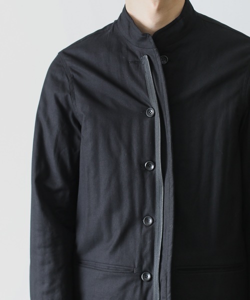 KAZUYUKI KUMAGAI ATTACHMENT（カズユキクマガイアタッチメント）の「COTTON VIYELLA REVERSIBLE JACKET（ブルゾン・メンズ・ブラック・2/1）」の21枚目の写真