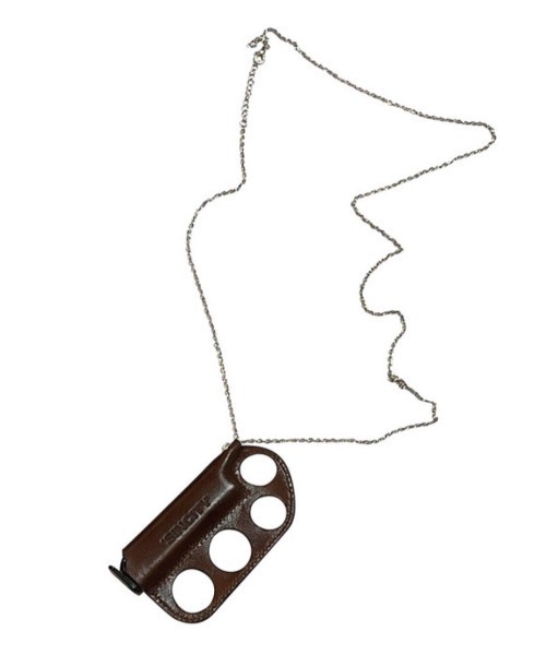 SINCITY（シンシティ）の「【SINCITY】KNUCKLE NECKLACE（ネックレス・メンズ・ブラウン・ONE SIZE）」の4枚目の写真