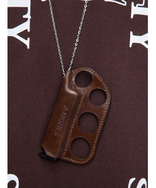 SINCITY（シンシティ）の「【SINCITY】KNUCKLE NECKLACE（ネックレス・メンズ・ブラウン・ONE SIZE）」の6枚目の写真