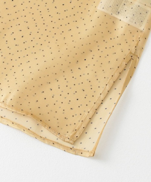 KBF（ケイビーエフ）の「ドットシースルーシャツ（シャツ/ブラウス・レディース・チャコールグレー/ベージュ/アイボリー・ONE）」の20枚目の写真