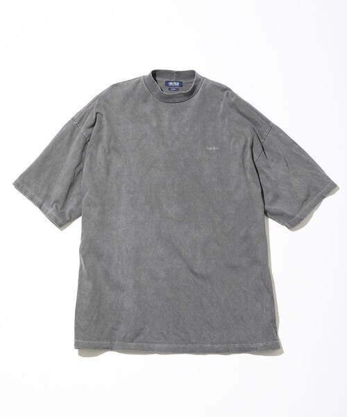 NAUTICA(ノーティカ)の「NAUTICA/ノーティカ High Neck “TOO HEAVY” S/S Jersey Tee(P.D)/ハイネック トゥーヘヴィー 半袖Tシャツ ピグメントダイ(Tシャツ/カットソー・メンズ・ブラウン/チャコールグレー/ネイビー/オリーブ・LARGE/XX-LARGE/MEDIUM/X-LARGE)」の2枚目の写真