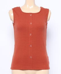 ehka sopo | リングドット釦前後着タンク(タンクトップ)