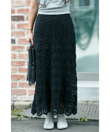 ROSE BUD | 刺繍レーススカート(スカート)