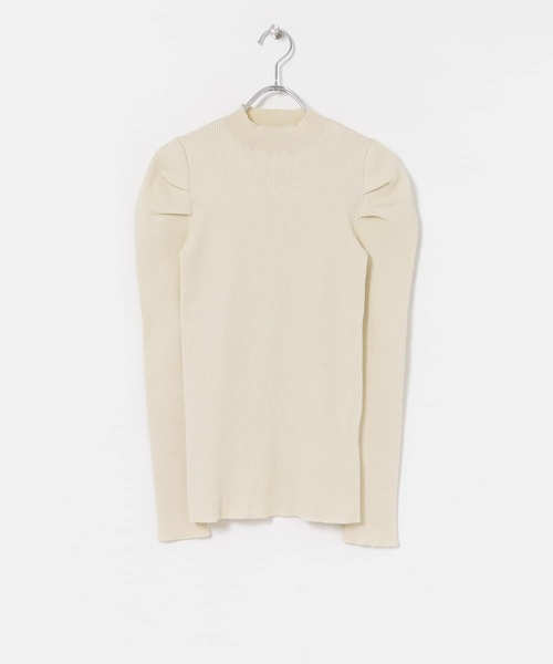 SENSE OF PLACE by URBAN RESEARCH（センスオブプレイスバイアーバンリサーチ）の「ショルダータックセーター（ニット/セーター・レディース・ブラック/アイボリー/キャメル/ラベンダー・ONE）」の11枚目の写真