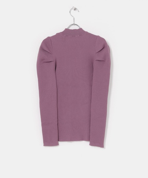 SENSE OF PLACE by URBAN RESEARCH（センスオブプレイスバイアーバンリサーチ）の「ショルダータックセーター（ニット/セーター・レディース・ブラック/アイボリー/キャメル/ラベンダー・ONE）」の6枚目の写真