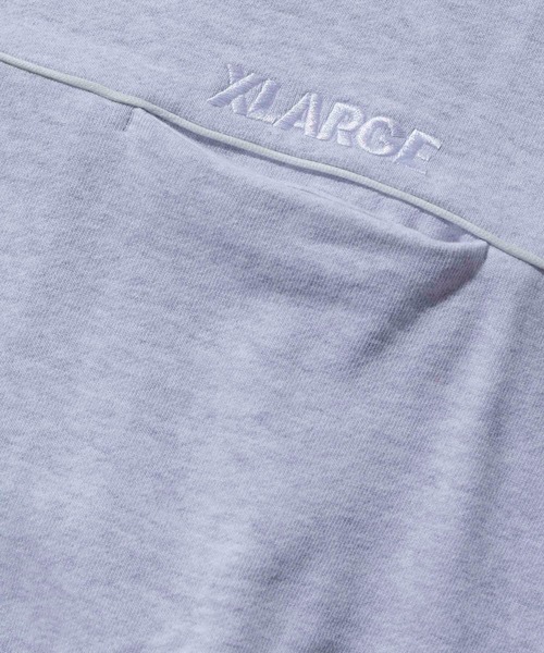 XLARGE(エクストララージ)の「STANDARD LOGO LINED CREWNECK SWEAT(スウェット・メンズ・ネイビー/ブラック/アッシュ・L/M/XL/S)」の9枚目の写真