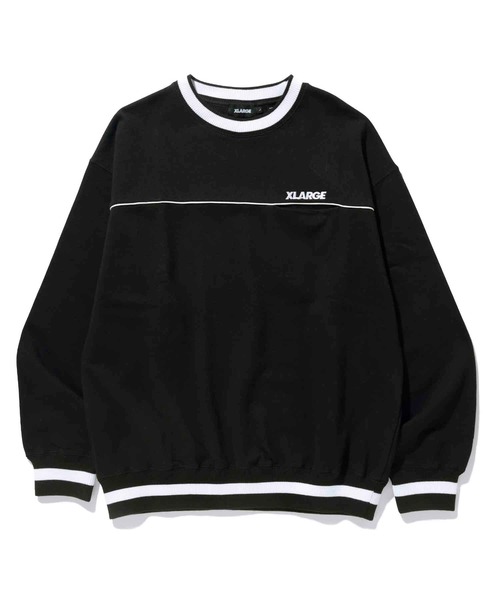 XLARGE(エクストララージ)の「STANDARD LOGO LINED CREWNECK SWEAT(スウェット・メンズ・ネイビー/ブラック/アッシュ・L/M/XL/S)」の15枚目の写真