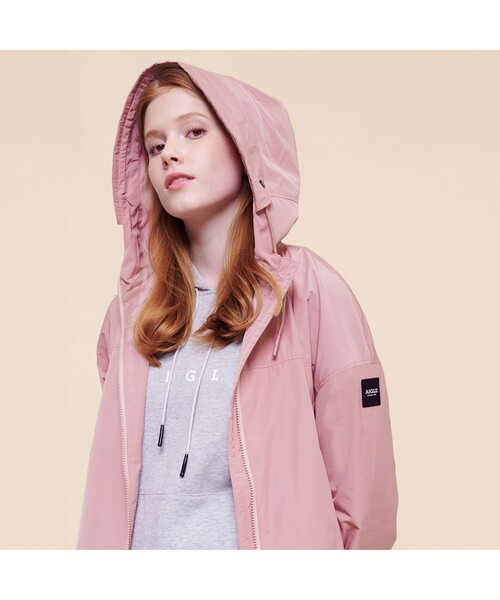 AIGLE エーグル マウンテンパーカー 撥水 ピンク S 新品未使用 