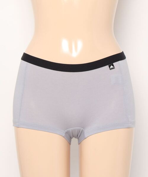 adidas(アディダス)の「adidas/アディダス ビッグロゴ ハーフショーツ 吸汗速乾(ショーツ・レディース・ブルー/ベージュ系その他/霜降りグレー/ブラック/ダークブルー/オレンジ/グレー系その他/ピンク系その他・X-LARGE/MEDIUM/LARGE/SMALL)」の19枚目の写真