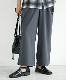 【MinoriTY】落ち感ワイドパンツ ワイドシルエット 極太スラックス メンズ イージーパンツ バギーパンツ バギースラックス 夏服【セットアップ対応】