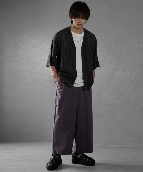 未使用品　FRKM SCD ワイドパンツ イージーパンツ スラックス　バギー　M 未使用品 FRKM SCD ワイドパンツ イージーパンツ スラックス