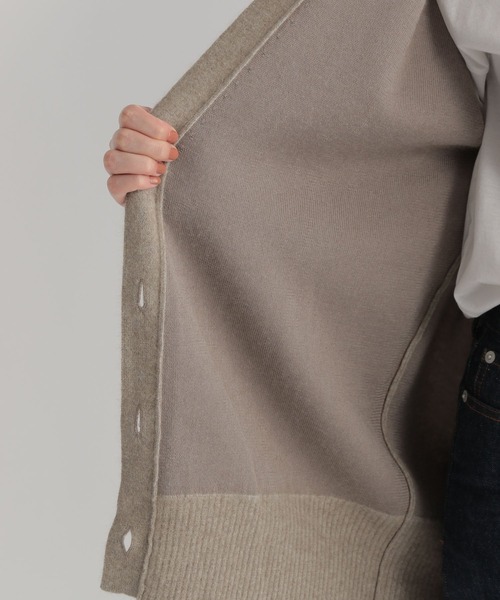 Andemiu（アンデミュウ）の「【ストレスフリー】ラクーンニットカーディガン948883（ニット/セーター・レディース・ブラック/ベージュ/ブラウン・FREE）」の12枚目の写真