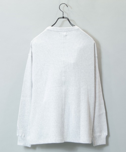 JACKROSE（ジャックローズ）の「JE-ヘビーワッフルLSTEE（Tシャツ/カットソー・メンズ・ホワイト/ブラック/ダークグレー・M/L）」の4枚目の写真