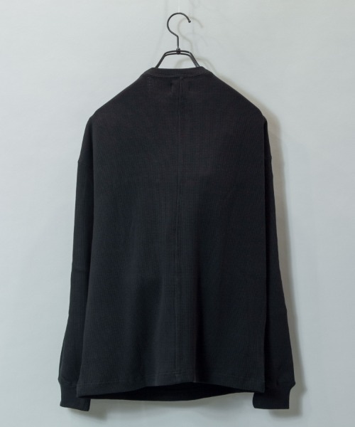 JACKROSE（ジャックローズ）の「JE-ヘビーワッフルLSTEE（Tシャツ/カットソー・メンズ・ホワイト/ブラック/ダークグレー・M/L）」の6枚目の写真