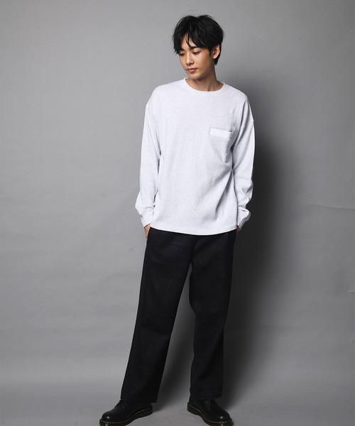 JACKROSE（ジャックローズ）の「JE-ヘビーワッフルLSTEE（Tシャツ/カットソー・メンズ・ホワイト/ブラック/ダークグレー・M/L）」の15枚目の写真