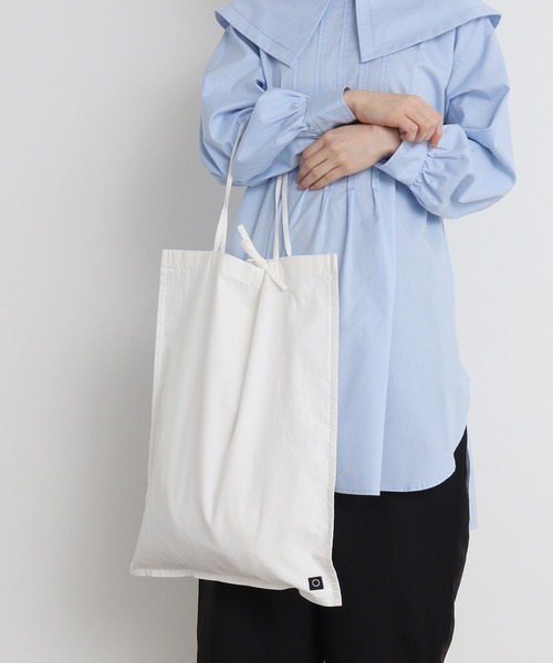 Malle(マル)の「malle 80/オックス エコバッグ(エコバッグ/サブバッグ・レディース・サックスブルー/イエロー/オフホワイト・FREE)」の2枚目の写真