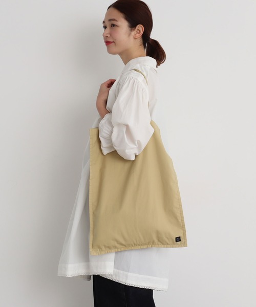 Malle(マル)の「malle 80/オックス エコバッグ(エコバッグ/サブバッグ・レディース・サックスブルー/イエロー/オフホワイト・FREE)」の1枚目の写真