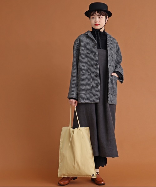 Malle(マル)の「malle 80/オックス エコバッグ(エコバッグ/サブバッグ・レディース・サックスブルー/イエロー/オフホワイト・FREE)」の12枚目の写真