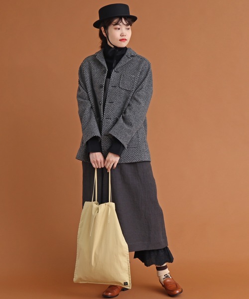 Malle(マル)の「malle 80/オックス エコバッグ(エコバッグ/サブバッグ・レディース・サックスブルー/イエロー/オフホワイト・FREE)」の14枚目の写真