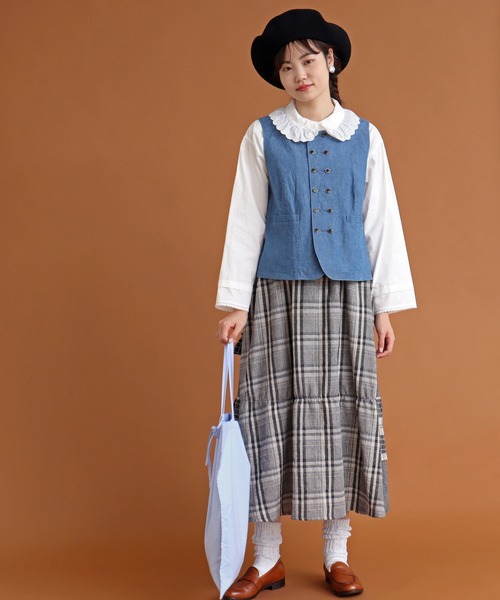 Malle(マル)の「malle 80/オックス エコバッグ(エコバッグ/サブバッグ・レディース・サックスブルー/イエロー/オフホワイト・FREE)」の7枚目の写真