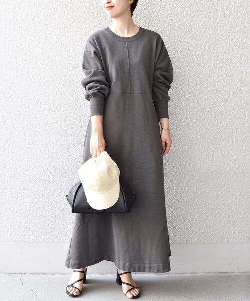 SHIPS(シップス)の「*〈手洗い可能〉USAコットン切替ワンピース◇(ワンピース・レディース・チャコールグレー/ブラック/ライトグリーン/ブルー系その他/オフホワイト/ダークブルー/ミント・SMALL/MEDIUM)」の18枚目の写真