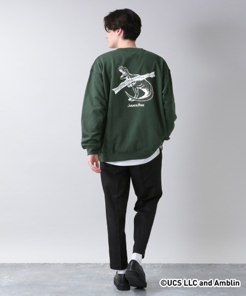 RAGEBLUE（レイジブルー）の「MOVIEイラスト/裏毛スウェットクルー