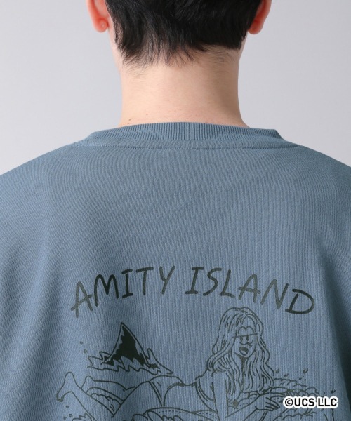 RAGEBLUE（レイジブルー）の「MOVIEイラスト/裏毛スウェットクルー/254639（スウェット・メンズ・ブラック/ダークグリーン/オフホワイト/ダークブラウン/ブルー・LARGE/SMALL/MEDIUM）」の13枚目の写真