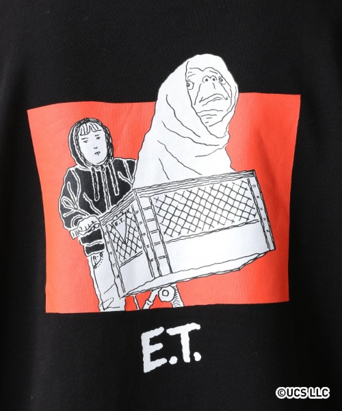 Movieイラスト 裏毛スウェットクルー 最適な価格