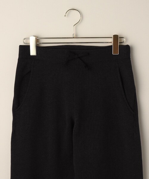 Aresense（アーセンス）の「BURLAP OUTFITTER × Aresense/バーラップアウトフィッター 別注ニットフリースパンツ（スウェットパンツ・レディース・ブラック/オフホワイト・SMALL/MEDIUM）」の10枚目の写真