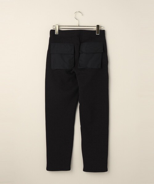 Aresense（アーセンス）の「BURLAP OUTFITTER × Aresense/バーラップアウトフィッター 別注ニットフリースパンツ（スウェットパンツ・レディース・ブラック/オフホワイト・SMALL/MEDIUM）」の12枚目の写真